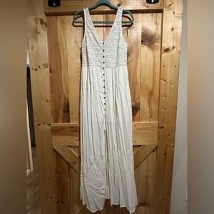 Boutique Button-Down Maxi Dress